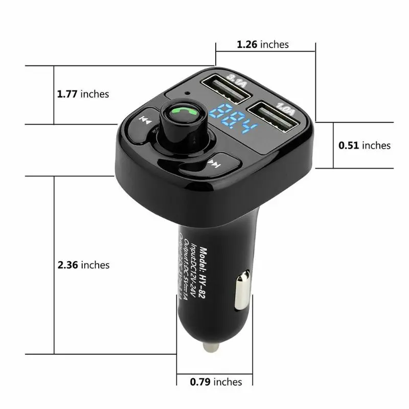 Двойной USB зарядное устройство Bluetooth в автомобиле беспроводной передатчик MP3 радио адаптер автомобильный комплект Многофункциональный Изысканный автомобиль