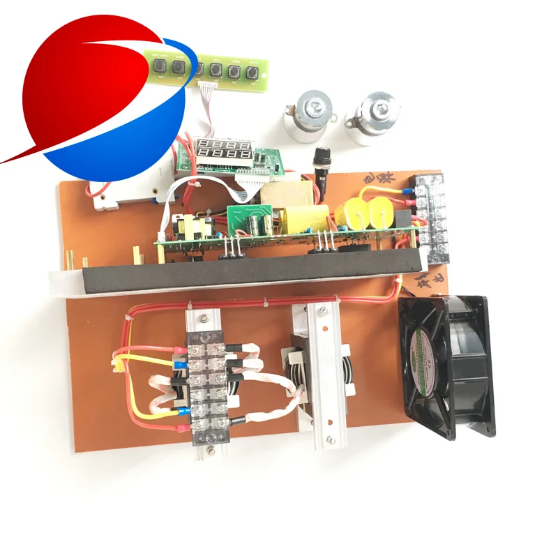 US $580.00 UCE Product 28khz 2400W Economy Type Sweep Frequency Ultrasonic Signal Generator PCB With 24PCS 100W Transducer