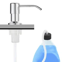 kitchen liquid soap dispenser, black  ABS plastic sink, built-in fluid pump, bathroom extension / dispenser 2