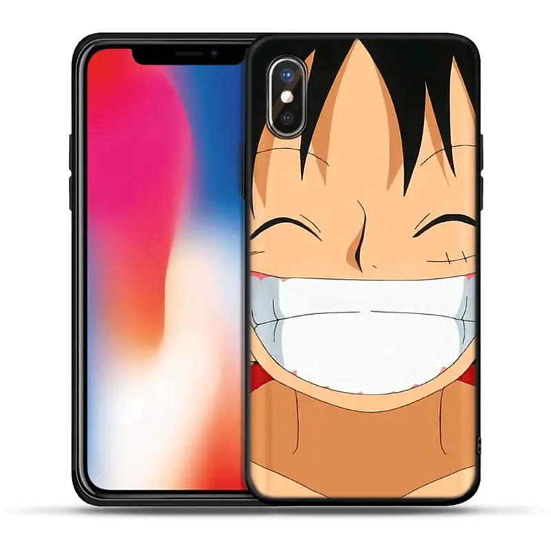 One piece Аниме Луффи Ace Zoro для iPhone X XR XS Max 8 7 6 6S Plus 5 5S SE Мягкий силиконовый чехол, Fundas ETUI COQUE