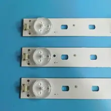 3 pces led backlight strip conjunto para haier le32a910 haier 32 00-38mm-1-9 haier 32-1-9 9led 62cm