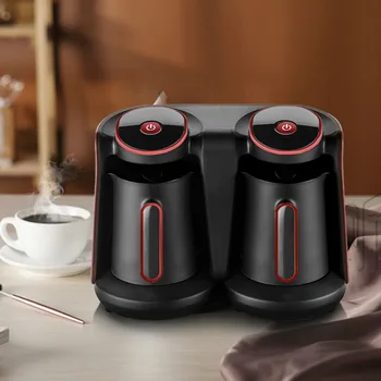 

220V Portable double coffee pot Turkish coffee pot overflow prevention Turkish electric coffee machine overflow
