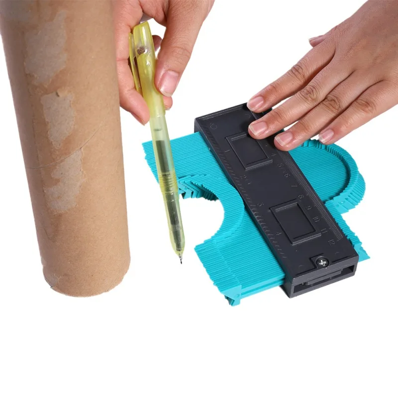 

Plastic Profile Copy Gauge Contour Gauge Duplicator Standard 5" Width Wood Marking Tool Tiling Laminate Tiles General Tools