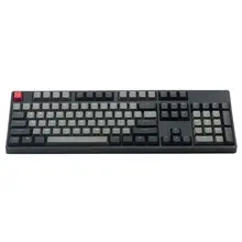 Черный серый смешанный Dolch толстый PBT RGB Shot с подсветкой 108 Keycap OEM профиль для Cherry MX переключатели клавиатуры Keycap