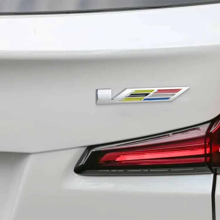 Applicable Cadillac ATS-LXTSCT5 Rear Logo Exterior Sports V Standard English Modified Metal English Standard