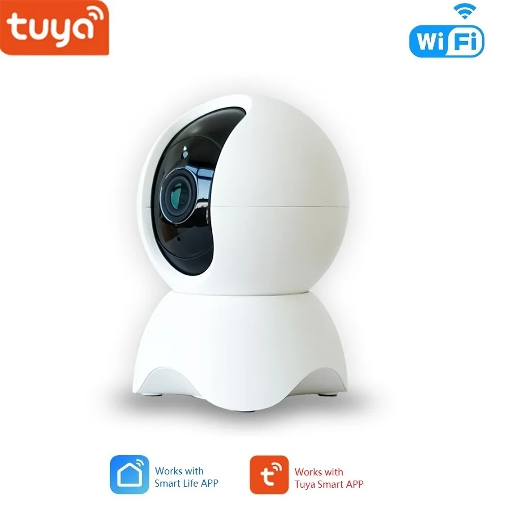 Tuya Smart Life-cámara IP 1080P, 1M, 2M, inalámbrica, WiFi, vigilancia de seguridad, CCTV, monitor de bebé