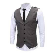 Baker Waistcoat Beckham Spring And Summer New Style Suit Waistcoat Slim Fit Vest Men's Korean-style Casual