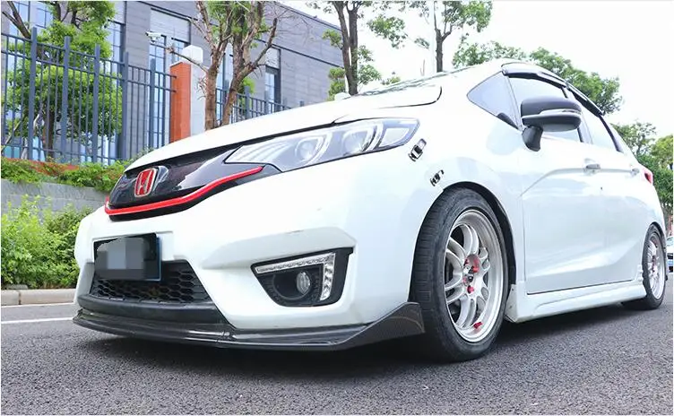 Для Honda FIT JAZZ комплект спойлера 2014 2016 для ABS задняя губа задний спойлер передний