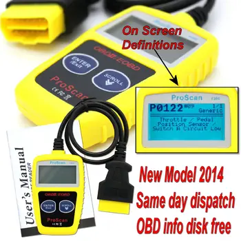 

New Maxi Scan V350 Engine Scanner CAN OBD2 Fault Code Reader Diagnostic Tool