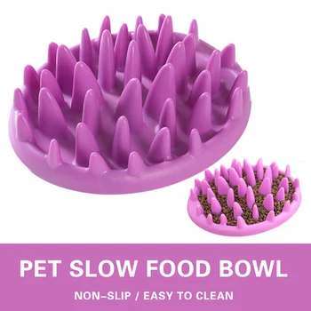 

Pet Dog Slow Feeder Silicone Portable Dog Lick Pad Puzzle Bowl Transfer Plate Dog Slow Down Eating Feeder Dish For Dogs Supplies