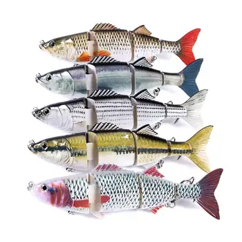 

New Fishing Lure Multi Jointed Sections Hard Bait Artificial Crankbaits Wobbler Sinking Lifelike Swimbait 2020