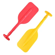 1Pcs Telescopic Paddle Portable Collapsible Adjustable Aluminum Alloy Oar Safety Boat Accessories Kayak Paddle