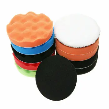 

Polisher Polishing pad Buffing Sponge Finishing Accessories 12pcs set 5 inch