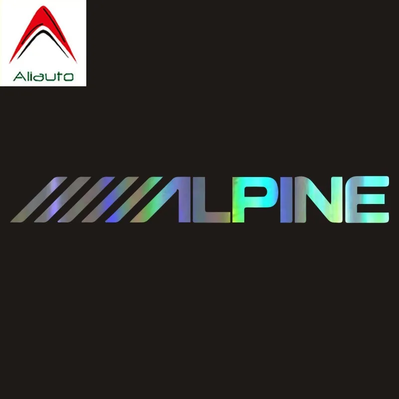 Aliauto модная Автомобильная наклейка с логотипом Alpine Аксессуары для автомобилей и