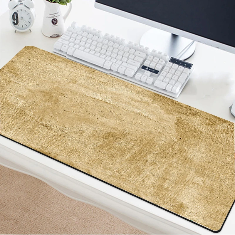 

Yuzuoan art sand painting mural texture pattern large mouse pad custom office rubber material table mat