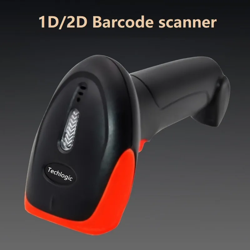 Techlogic Barcode Scanner USB Wired Bar Code Reader 1D 2D CCD Image QR PDF417 Data Matrix Data Collecter
