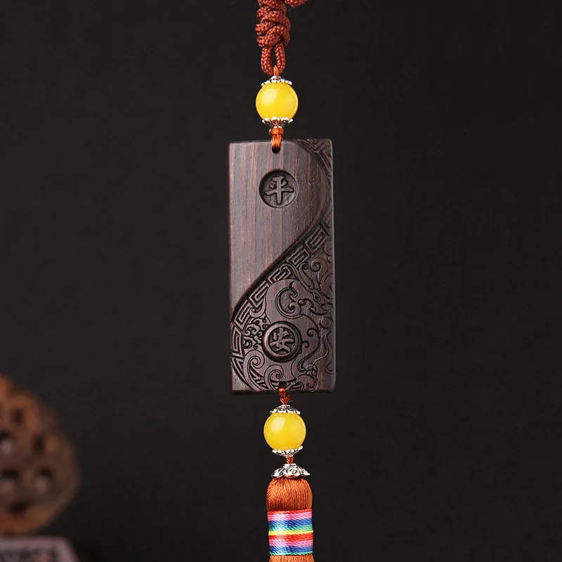 

Automobile Hanging Ornament Car Accessories Hanging Decoration Ebony Luck Boutique Car Hanging Fiscal Protective Talisman Handma