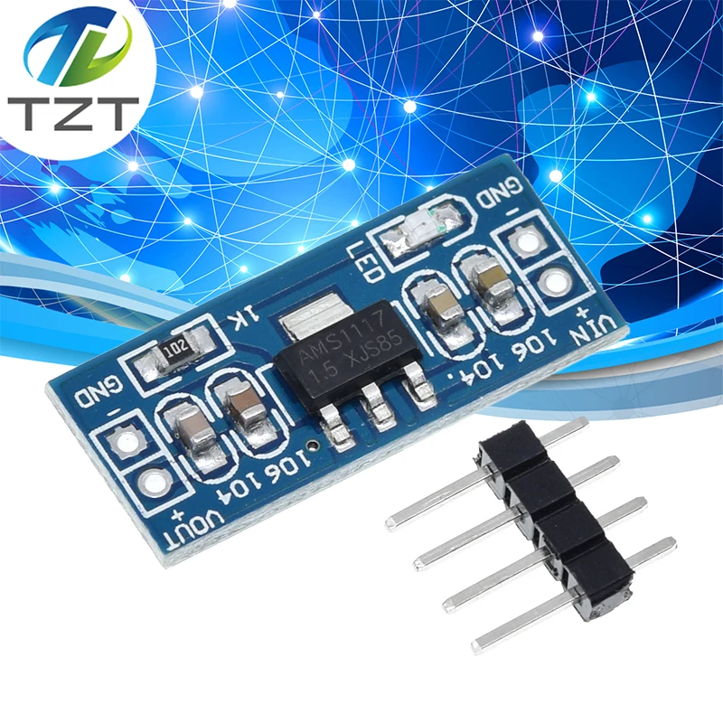LM1117 AMS1117 4.5-7V turn 1.2V 1.5V 1.8V 2.5V 3.3V 5V DC-DC Step down Power Supply Module For bluetooth Raspberry pi