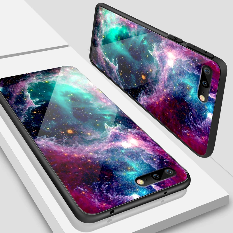 Чехол из закаленного стекла для iPhone 5S, SE 6 6S 7 8 Plus XR XS MAX Star Painted Shells для Meizu M5 M6 M8 M9 Note 16th Plus, Жесткий Чехол - Цвет: W364