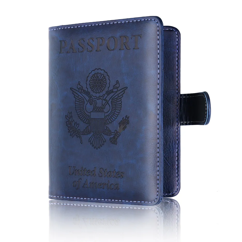 Держатель для карт из искусственной кожи, чехол для паспорта, антимагнитный сертификат, сумка для паспорта, посылка G0909#35