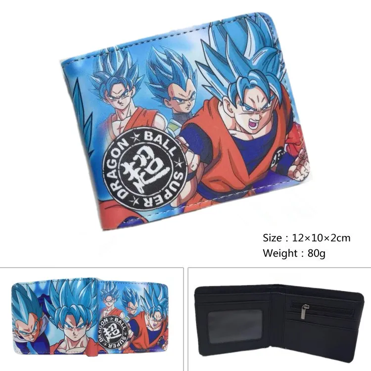 Новое поступление, мультяшный кошелек Dragon Ball Z, аниме Dragon Ball Super Broly, мужской короткий кошелек с отделением для монет, кошелек для студента, подарок - Цвет: AA