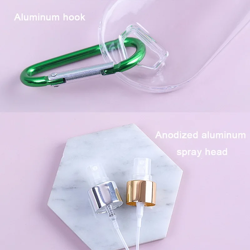 50ml Wall Hanging Refillable Bottles Hand Sanitizer Containers Travel Alcohol Containers Leakproof Spray Bottle With Lanyard 50ml Wall Hanging Refillable Bottles Hand Sanitizer Containers Travel Alcohol Containers Leakproof Spray Bottle With Lanyard