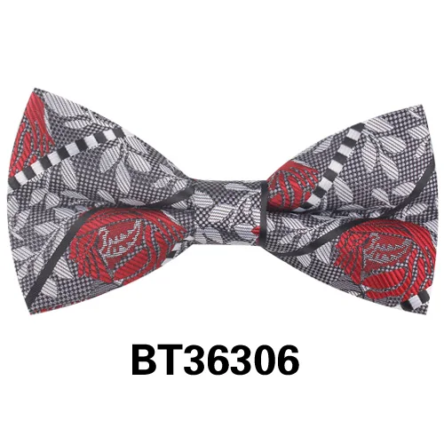 BT36306 Модный мужской галстук-бабочка, классический полосатый галстук для мужчин, деловой Свадебный взрослый цветочный галстук-бабочка, костюм с бабочками, галстуки-бабочки - Color: BT36306