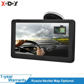 

Xgody 7'' GPS Navigation Car Truck 128MB+8GB Resistive Screen Navigator Automotivo Russia Au America Etc. Free Map Upgrade