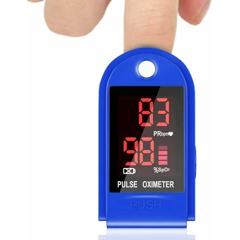 

Fingertip Pulse Oximeter Blood Oxygen Saturation Monitor LED Digital Display 8s Quick Measure SpO2 Monitor Mini Pulse Oximeter