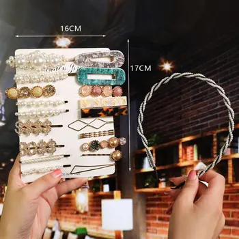 

1PC Elegant Macarone Candy Color Women's Alloy Hair Clip lovely Girls Pearl Hair Grips Hairpin Hair Accessories HeadWear