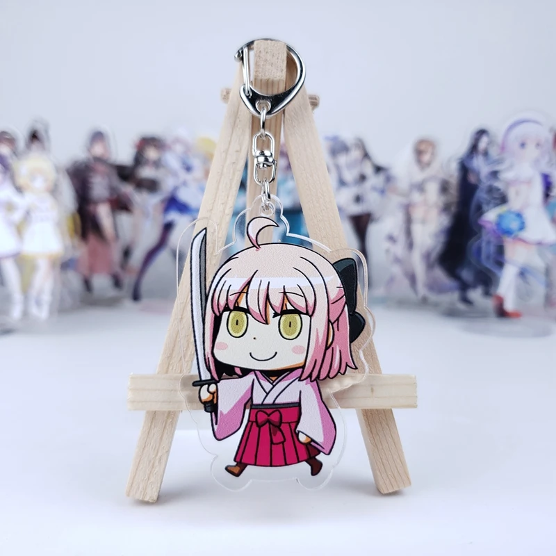 Японский аниме FGO Fate/Go Black Joan of Arc SABER Okita Soji KING косплей подставка фигура акриловая