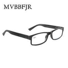MVBBFJR, мужские и женские квадратные очки для чтения, портативные очки для дальнозоркости, анти-синий светильник, оптические очки, винтажные очки для родителей+ 1+ 2,5