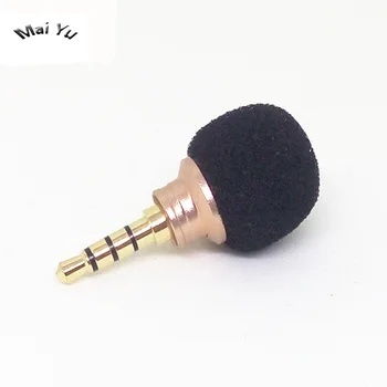

Hot Mobile Phone Microphone Straight Host Microfone Condenser Recording for iPhone Samsung etc Phone 3.5mm