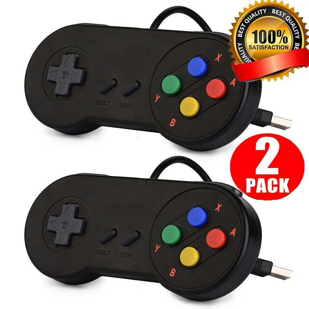 4Pcs Snes Usb Di Gioco Controller Di Gioco Gamepad Per Nintendo Snes Game Pad Per Finestre Pc Mac Raspberry Pi