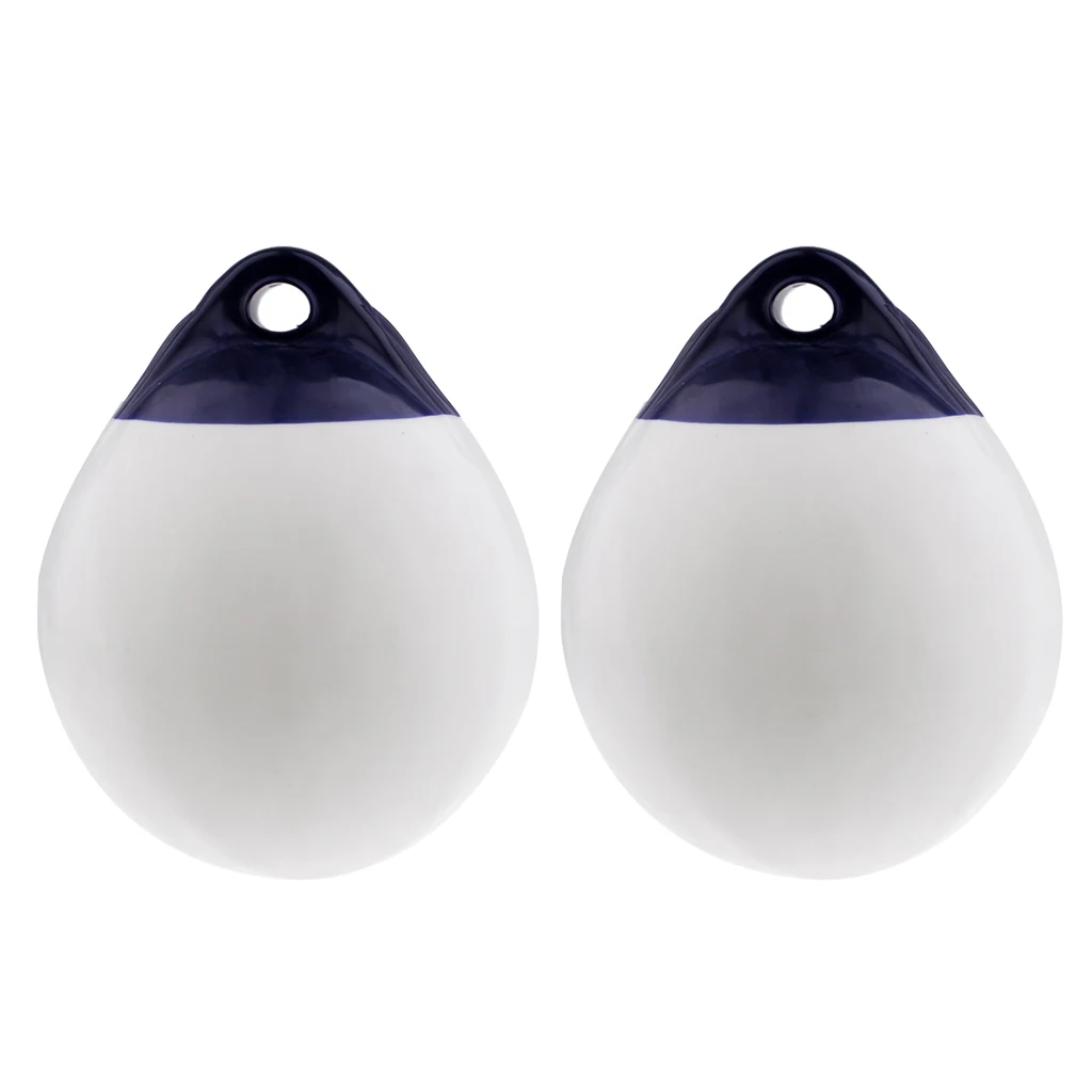 2pcs Buoy Boat Fenders 10x12in for Boating Mooring River Fixed Pier Marine+ Sea Anchor Drogue Sail Drifting Sock Brake