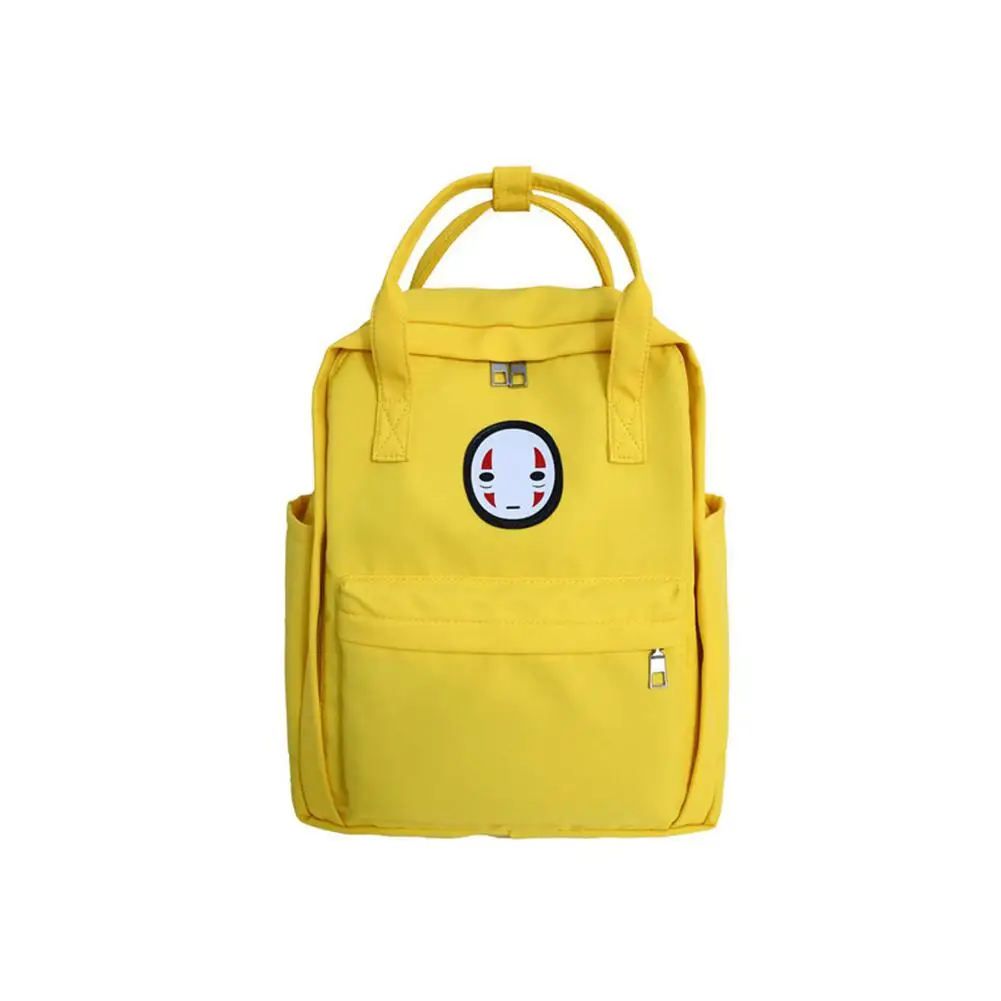 1 шт., стиль, простой однотонный рюкзак, женский, лаконичный, однотонный, водонепроницаемый, подходит ко всему, простой рюкзак для путешествий - Цвет: yellow