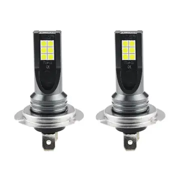 

Adeeing 2pcs Automotive Car LED Headlights Bulbs H7 3030 12 Lights Fog Lamps LED Headlights Car Styling