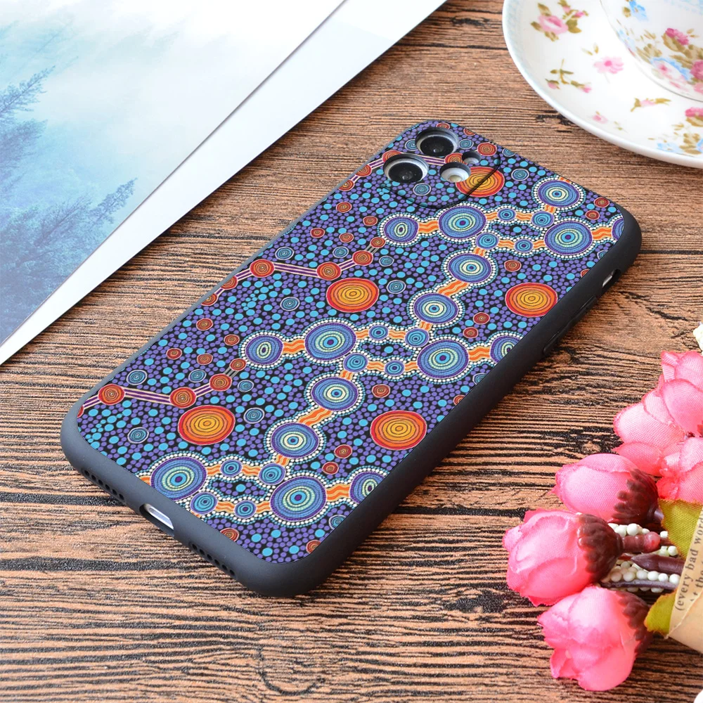 

For iPhone The Journey Blue Print Soft Matt Apple iPhone Case