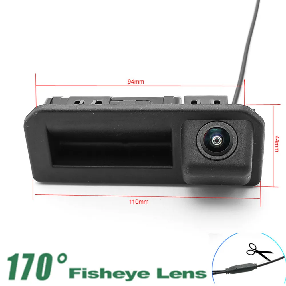 

Car Rear View Camera 1080P Trunk Handle Reverse Camera for 2018 Audi Q2 Q5L A5 Skoda karoq Cayenne Bora