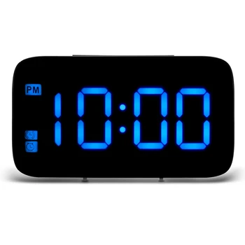 

LED USB Port Large Screen Mute Digital Alarm Clock Multi-function Alarm Clock Snooze Brightness Dimmer