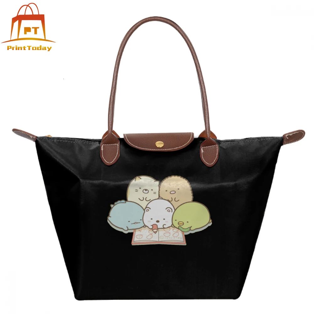 

Sumikko Gurashi Handbag Sumikko Gurashi Top-handle Bags Nylon Trending Women Tote Bag Large Capacity University hobo Handbags