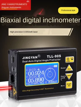 

Laser level electronic angle meter with magnetic high precision 0.005 dual axis digital display inclinometer TLL-90S