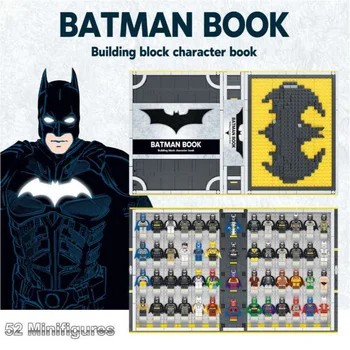 

DC hero Batman doll 52 collection commemorative manual building block book assembling toy