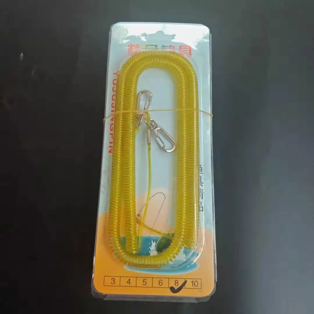 Соединительный трос для удочки, стальной трос, защитный трос, 3-20 м, пружинный трос, защитный трос