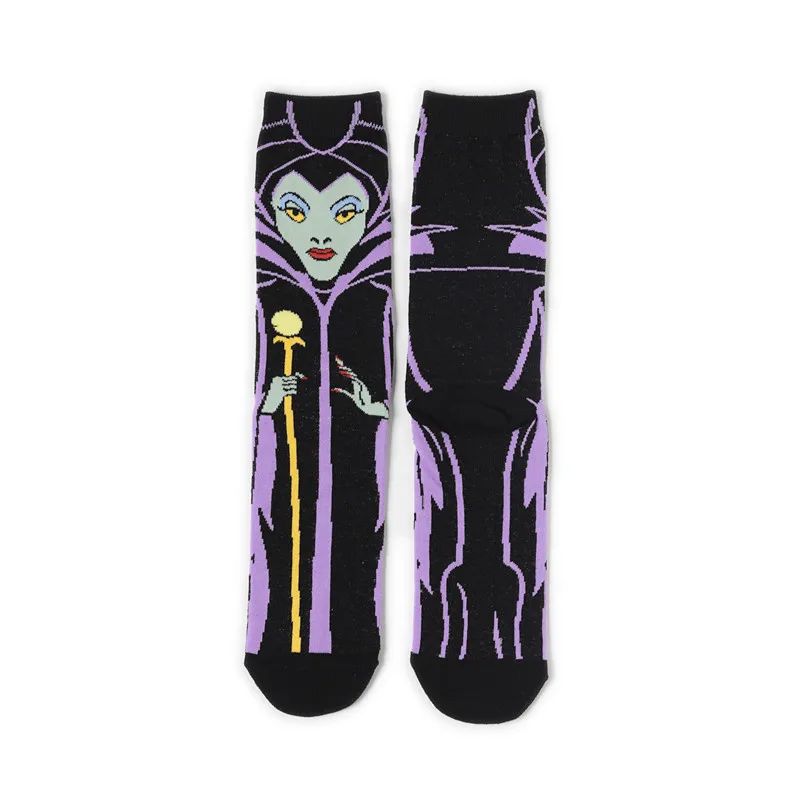 P4261, 1 пара, Maleficent, персональные мужские хлопковые носки, клоун, известный фильм ужасов, носки унисекс, забавные, Новинка - Цвет: 3