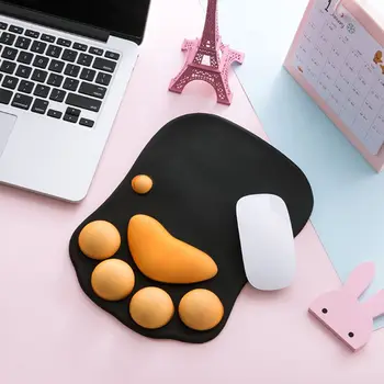 

Cute Cat Paw Mouse Pad Nonslip Silicone Mice Mat PC Computer Wrist Rest Support AXYF