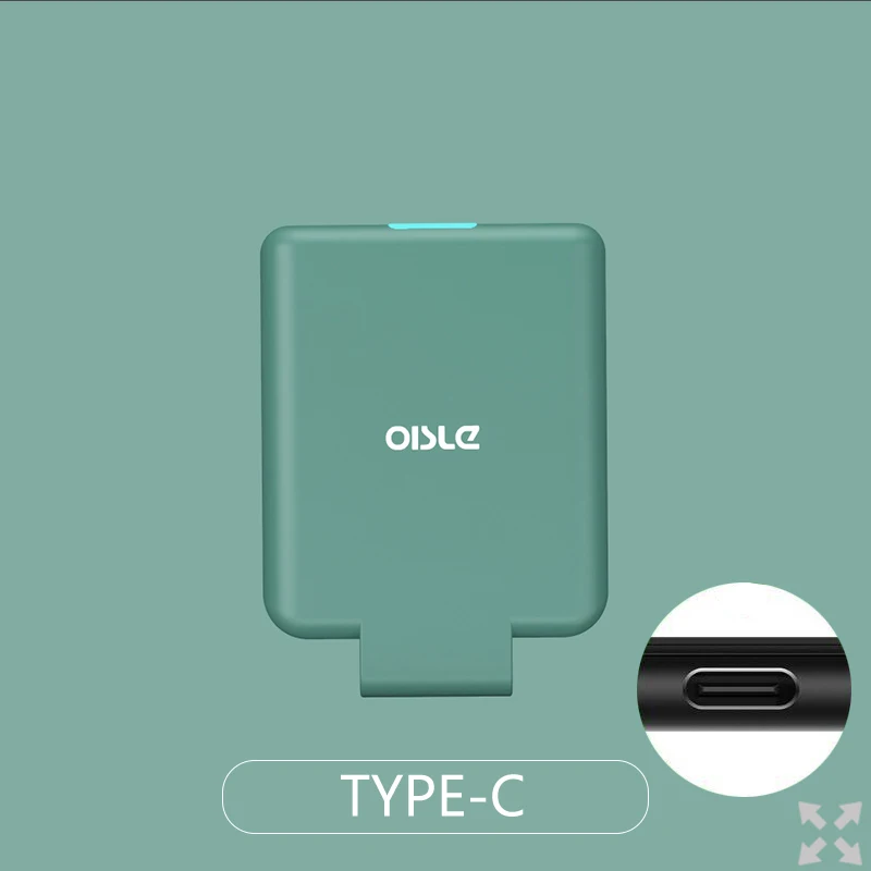 OISLE 4225mAh Type C Battery Charger Case External USB-C Power Bank Mini Charging Case For Samsung S8 S9 Plus Note8 / huawei p30 10000 mah Power Bank