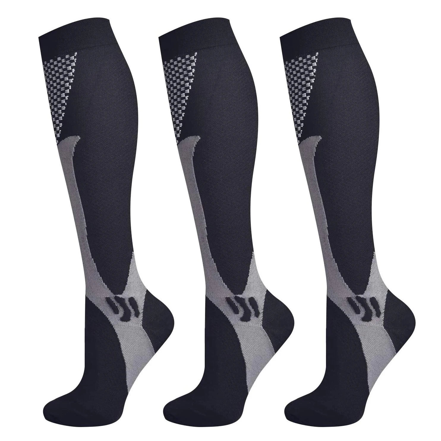Фото Компрессионные носки Brothock для женщин и мужчин удобные нейлоновые спортивные