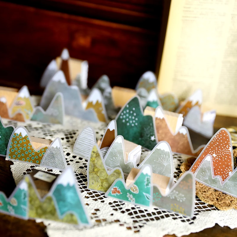 

30pcs Mountain Outside Mountain Vellum Stickers for Scrapbooking Happy Planner/Card Making/Journaling Project
