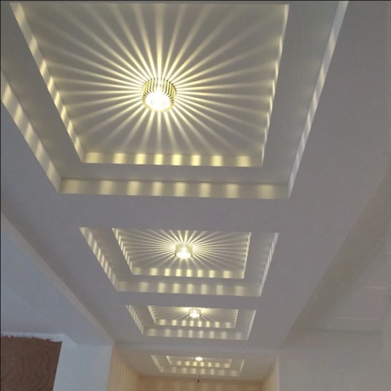 

3W Ceiling Light LED Aluminum Fixture Spot Light Shade Lamp Lighting for ceiling wall corridor luminaire dropshipping